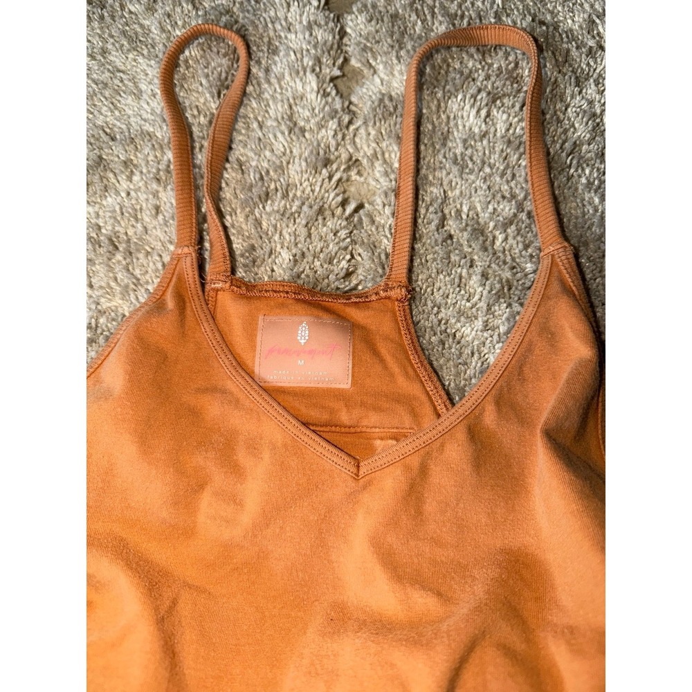 Free People FP Movement Hot Shot Jumpsuit Toasted Coconut - Picture 4 of 5